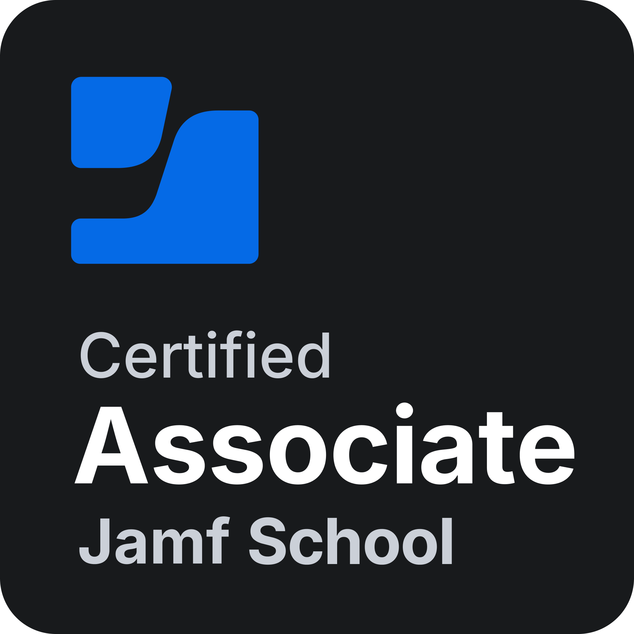 Jamf Certified Associate - Jamf School