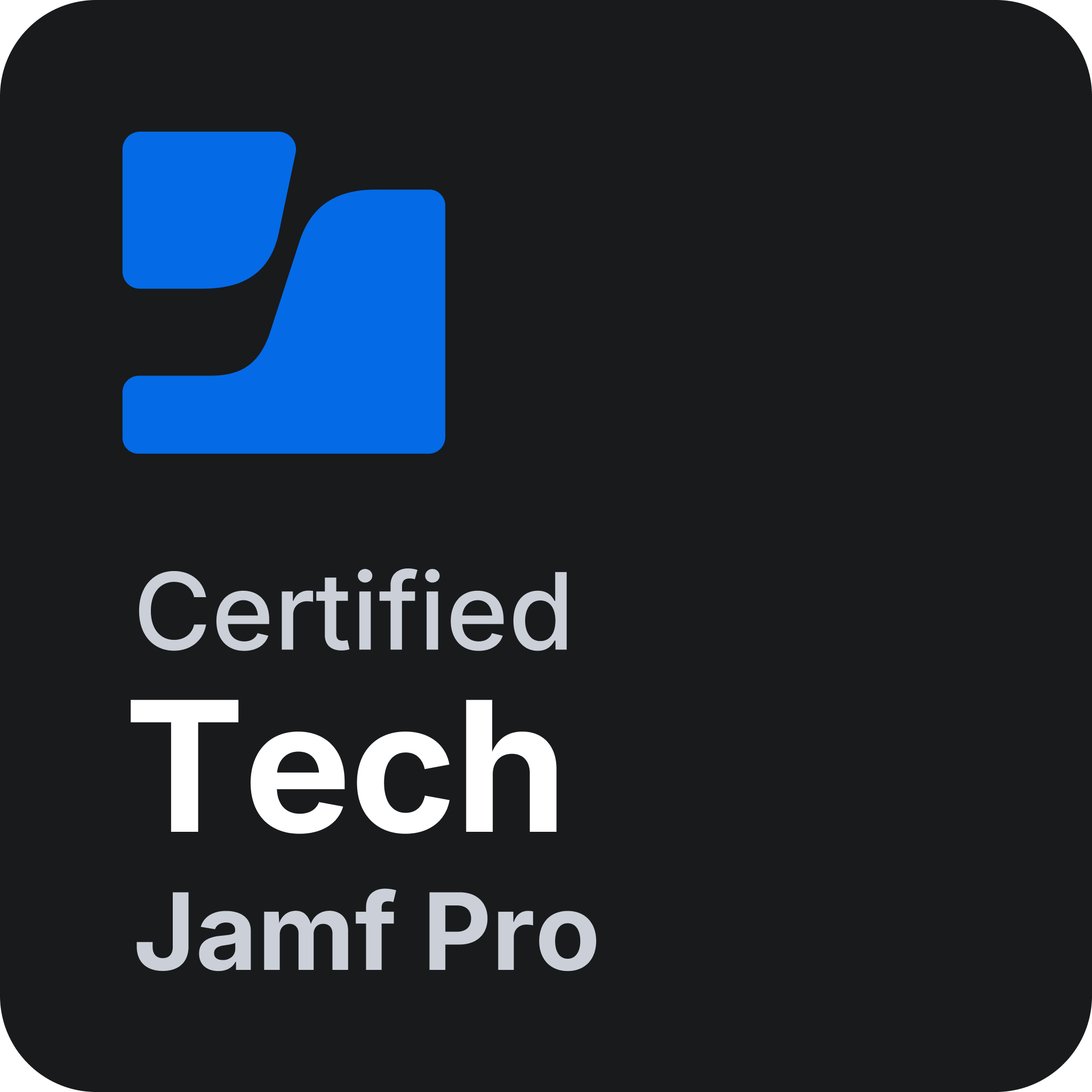 Jamf Certified Tech - Jamf Pro